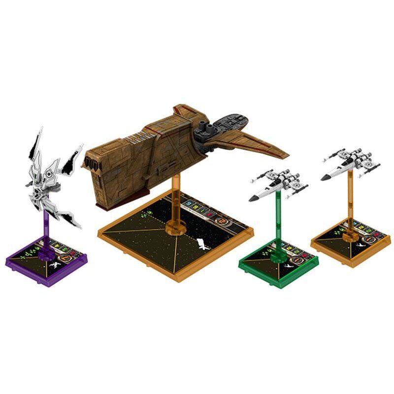 X-Wing - Bases and Pegs Green X-Wing - Bases and Pegs Green