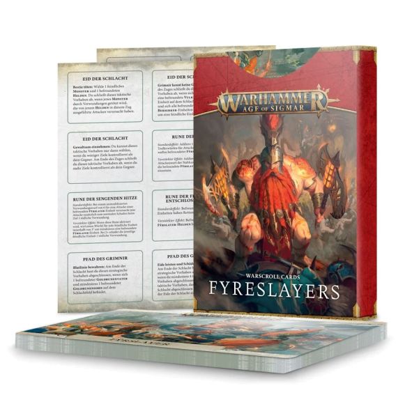 WARSCROLL CARDS: FYRESLAYERS (DEU) (84-04)