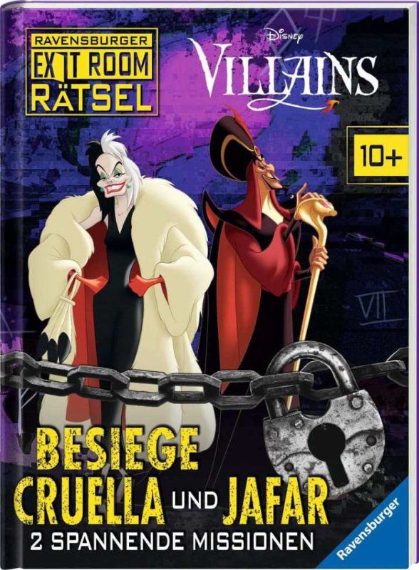 Ravensburger Exit Room Rätsel: Disney Villains: Besiege Cruella und Jafar