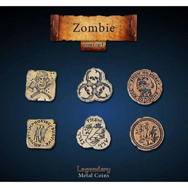 Zombie Coin Set (24 Stück)