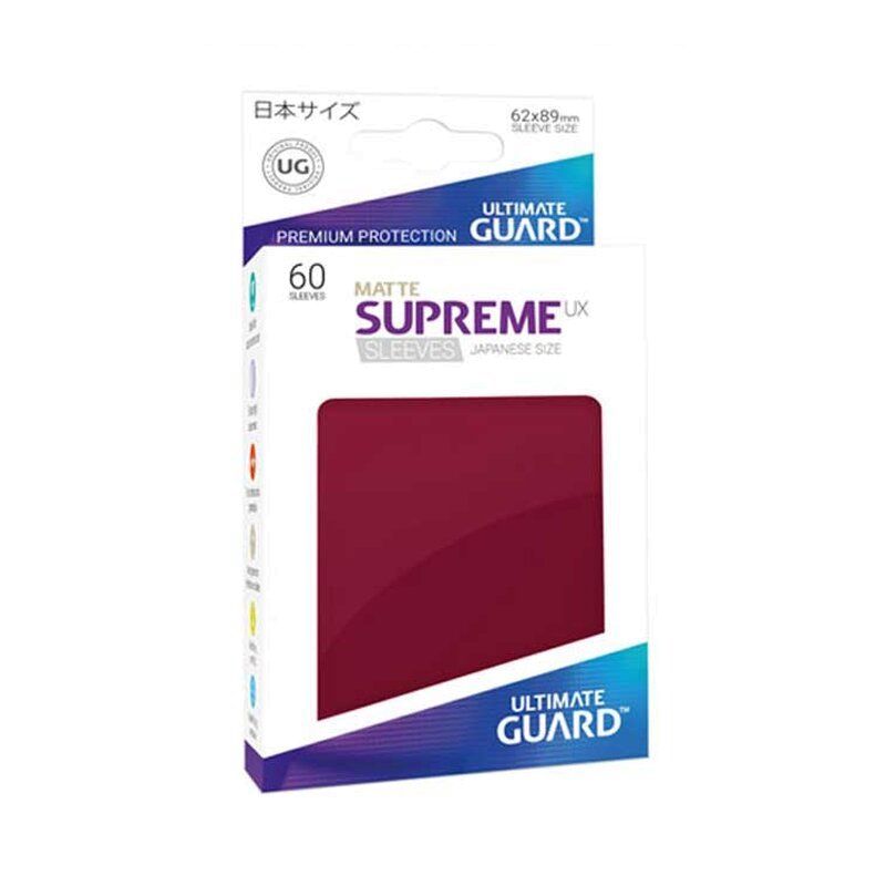Supreme UX Sleeves Japanische Größe Matte Burgundy (60)
