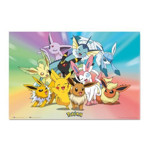 Pokemon: Eevee Evolutions Gotta Catch 'Em All 91 x 61 cm Poster