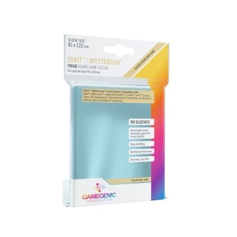 PRIME Dixit Sleeves 81 x 122 mm - Clear (90 Sleeves)