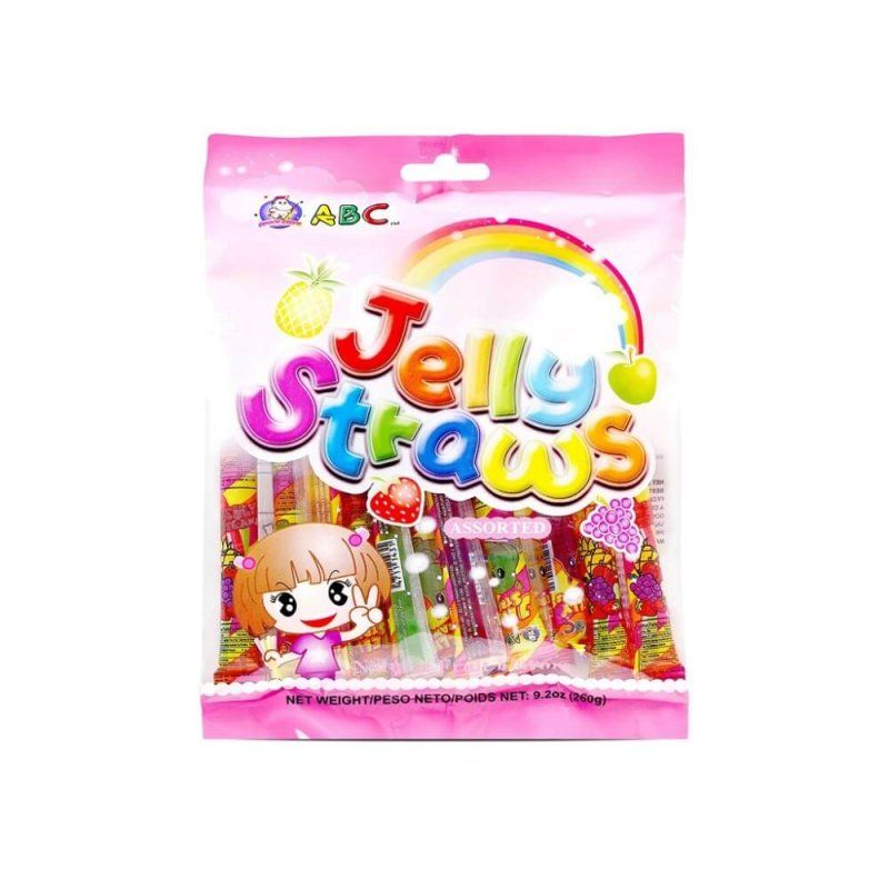 ABC Jelly Straws Assorted (260g) ABC Jelly Straws Assorted (260g)