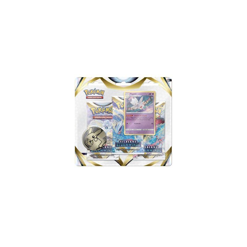 Pokemon Silberne Sturmwinde 3-Pack Blister Togetic (DEU)