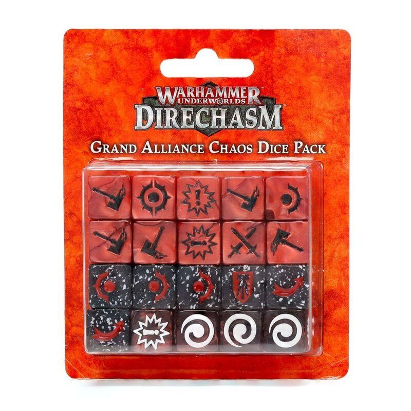 WH UNDERWORLDS: GRAND ALLIANCE CHAOS DICE PACK (110-10)