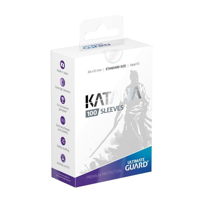 Katana Sleeves Standard Size Transparent (100)