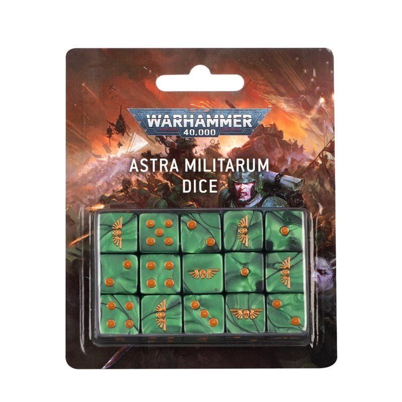 WARHAMMER 40000: ASTRA MILITARUM DICE (47-05) WARHAMMER 40000: ASTRA MILITARUM DICE (47-05)