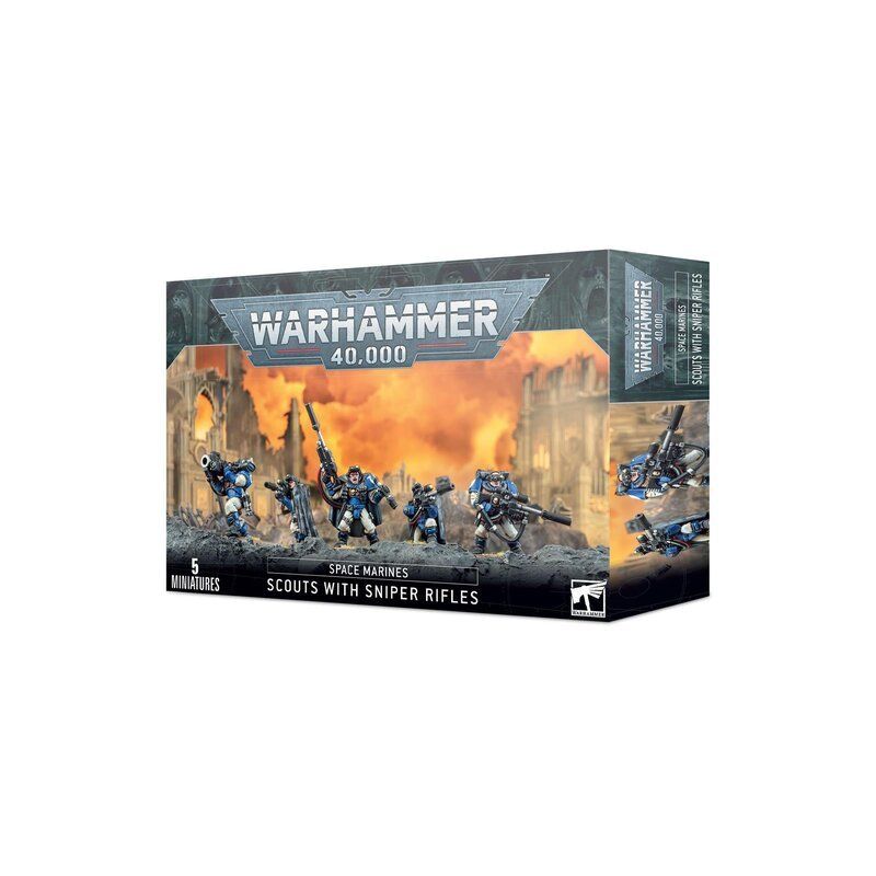 ALT SPACE MARINES SCOUTS WITH SNIPER RIFLES (48-29) ALT SPACE MARINES SCOUTS WITH SNIPER RIFLES (48-29)