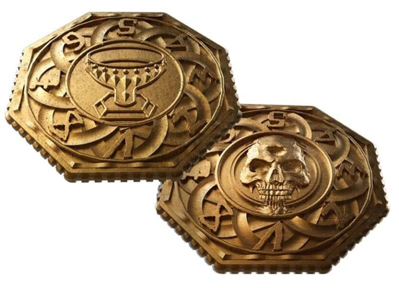 Tainted Grail Metal Dials/Coins