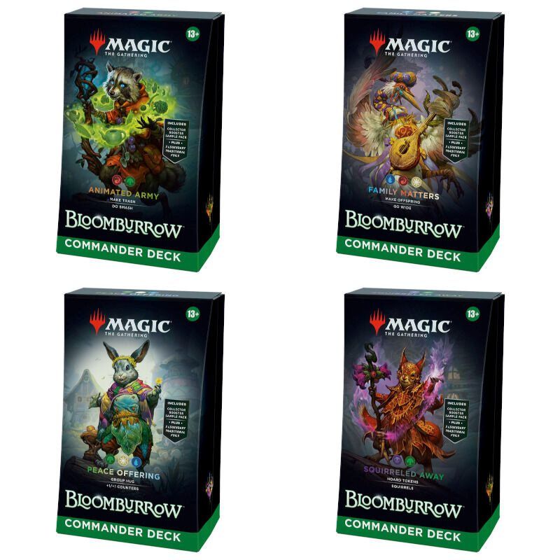 Bloomburrow - Commander Deck Bundle (4 Decks) (ENG) Bloomburrow - Commander Deck Bundle (4 Decks) (ENG)