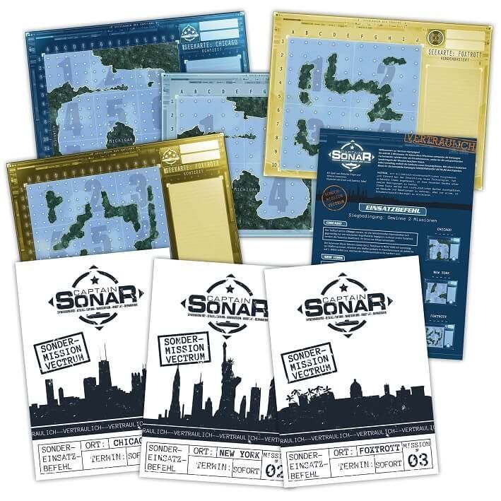 Captain Sonar: Mission Vectrum (Sammlung 3er Promopläne) Captain Sonar: Mission Vectrum (Sammlung 3er Promopläne)