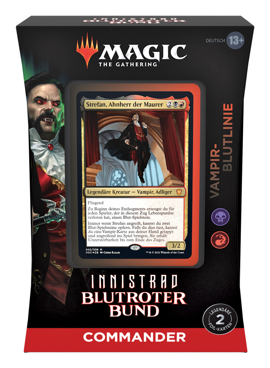 Innistrad: Blutroter Bund - Vampir Blutlinie Commander Deck (DEU) Innistrad: Blutroter Bund - Vampir Blutlinie Commander Deck (DEU)