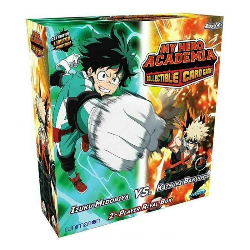 My Hero Academia Izuku Midoriya vs. Katsuki Bakugo 2-Player Rival Decks (ENG) My Hero Academia Izuku Midoriya vs. Katsuki Bakugo 2-Player Rival Decks (ENG)
