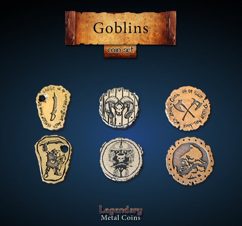 Goblin Coin Set (24 Stück)