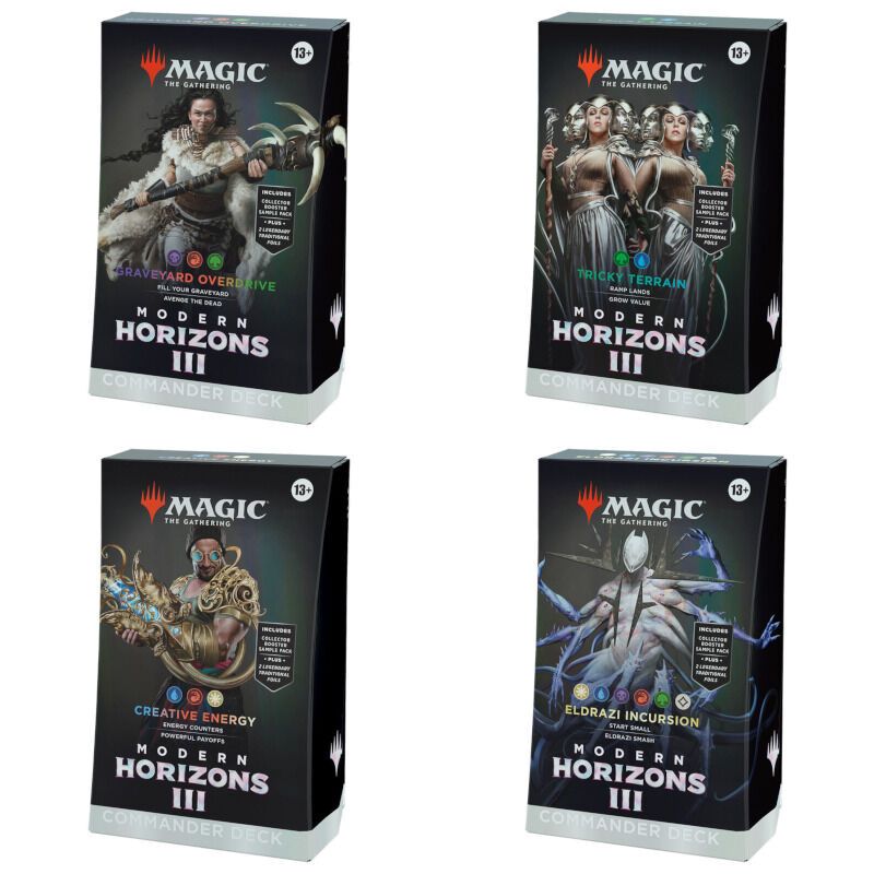 Modern Horizons 3 - Commander Deck Display (4 Decks) (ENG) Modern Horizons 3 - Commander Deck Display (4 Decks) (ENG)