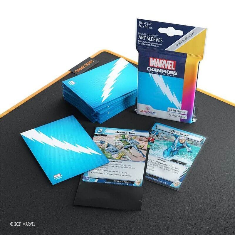 Marvel Champions Art Sleeves Quicksilver (50+1 Sleeves) Marvel Champions Art Sleeves Quicksilver (50+1 Sleeves)