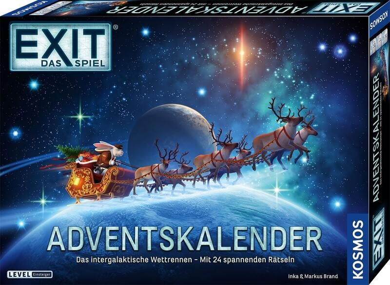 EXIT Adventskalender 2024: Das intergalaktische Wettrennen EXIT Adventskalender 2024: Das intergalaktische Wettrennen