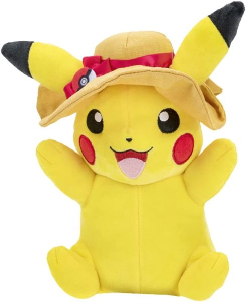 Pokemon: Pikachu with Summer Hat 20cm Plush