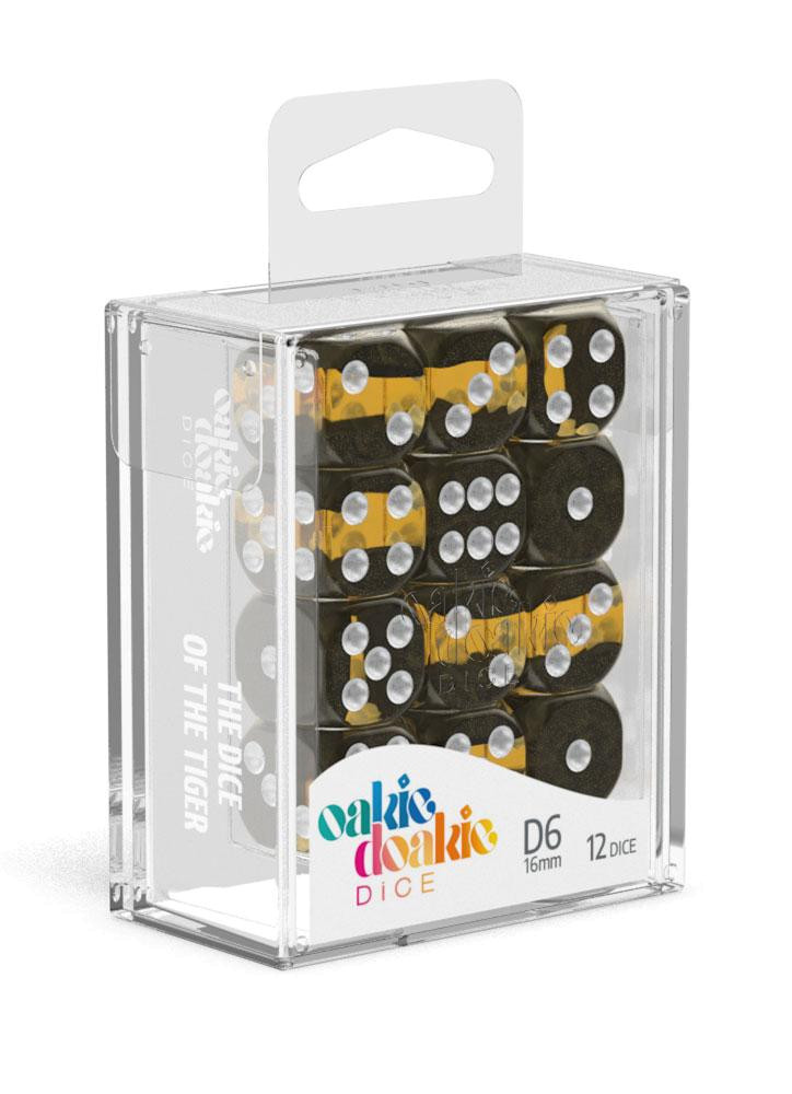 D6 Dice 16 mm Enclave - Amber (12) D6 Dice 16 mm Enclave - Amber (12)