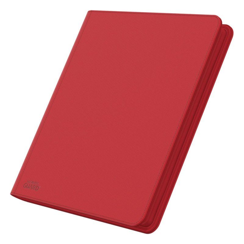 12-Pocket QuadRow ZipFolio XenoSkin™ Rot