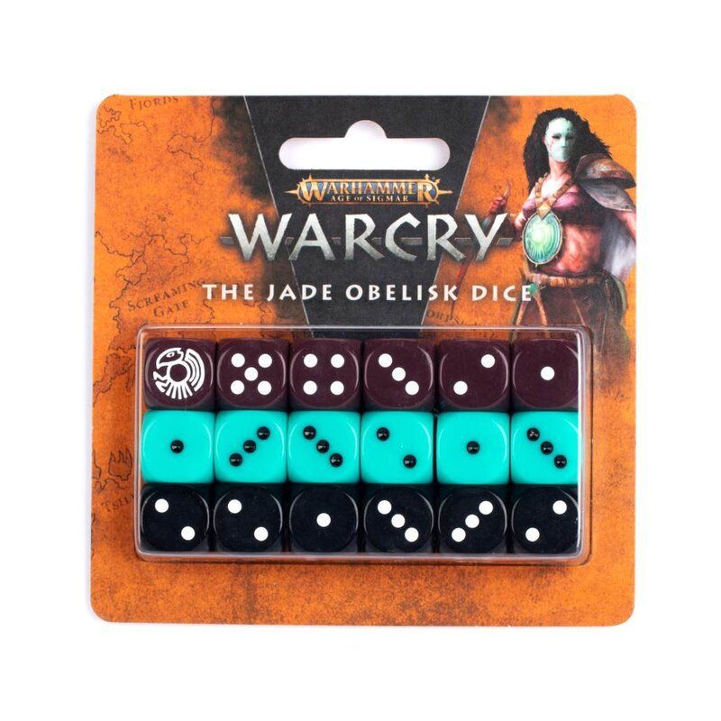 WARCRY: THE JADE OBELISK DICE (111-22) WARCRY: THE JADE OBELISK DICE (111-22)