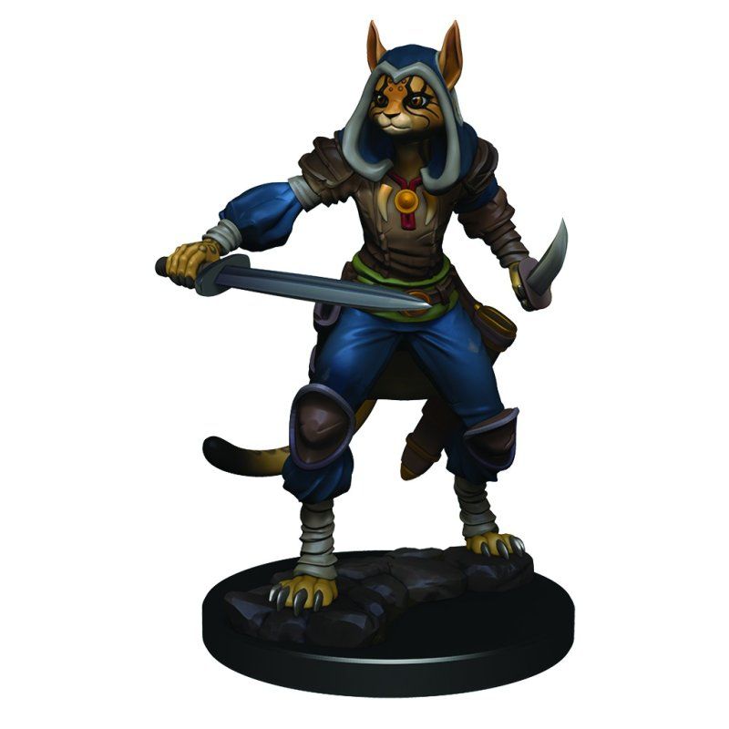 D&D Female Tabaxi Rogue Premium Figure