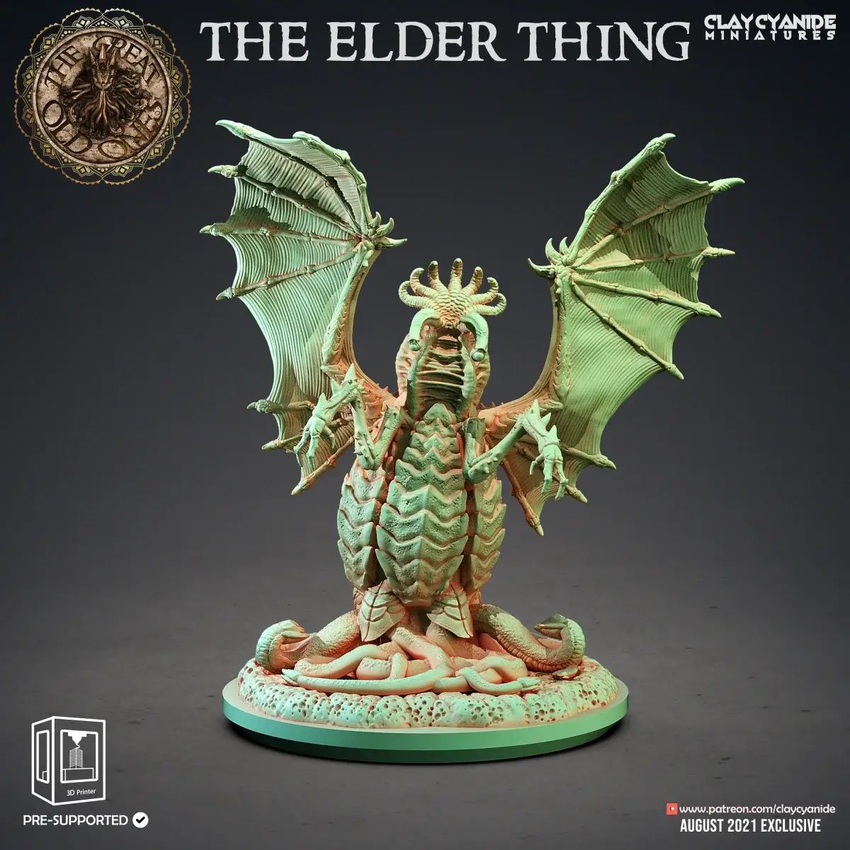 Elder Thing | The Great Old Ones | Clay Cyanide Miniatures