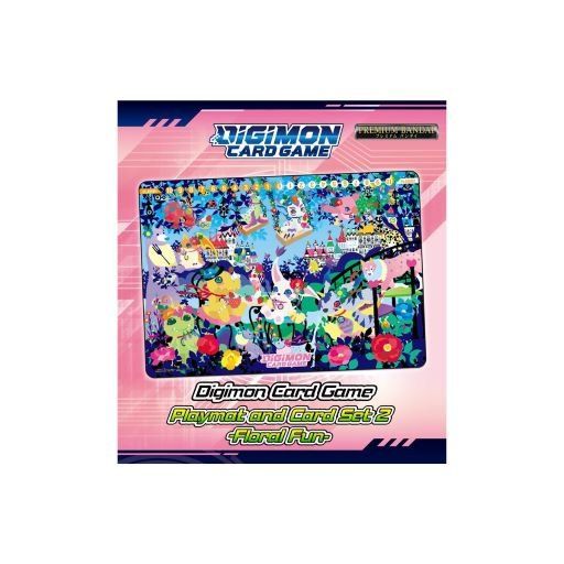 Digimon Card Game Playmat and Card Set 2 Floral Fun PB-09 (ENG)