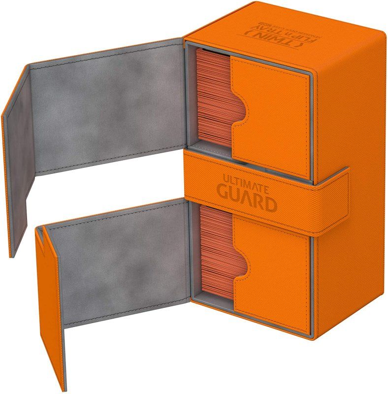 Twin Flip´n´Tray Deck Case 200+ Standard Size XenoSkin Orange