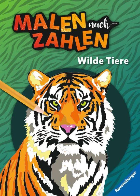 Malen nach Zahlen: Wilde Tiere Malen nach Zahlen: Wilde Tiere