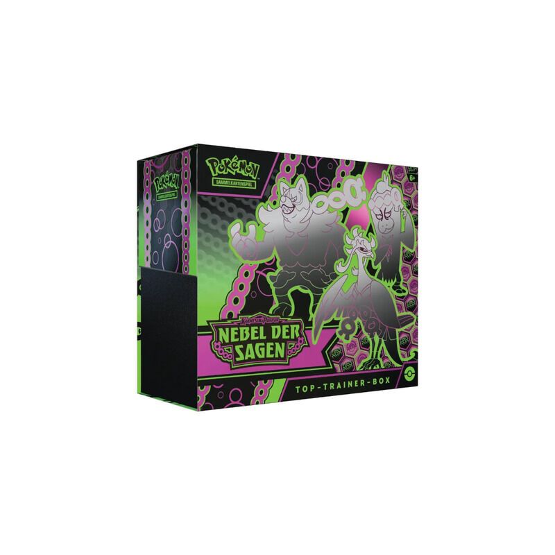 Karmesin & Purpur: Nebel der Sagen - Top-Trainer Box (DE) Karmesin & Purpur: Nebel der Sagen - Top-Trainer Box (DE)