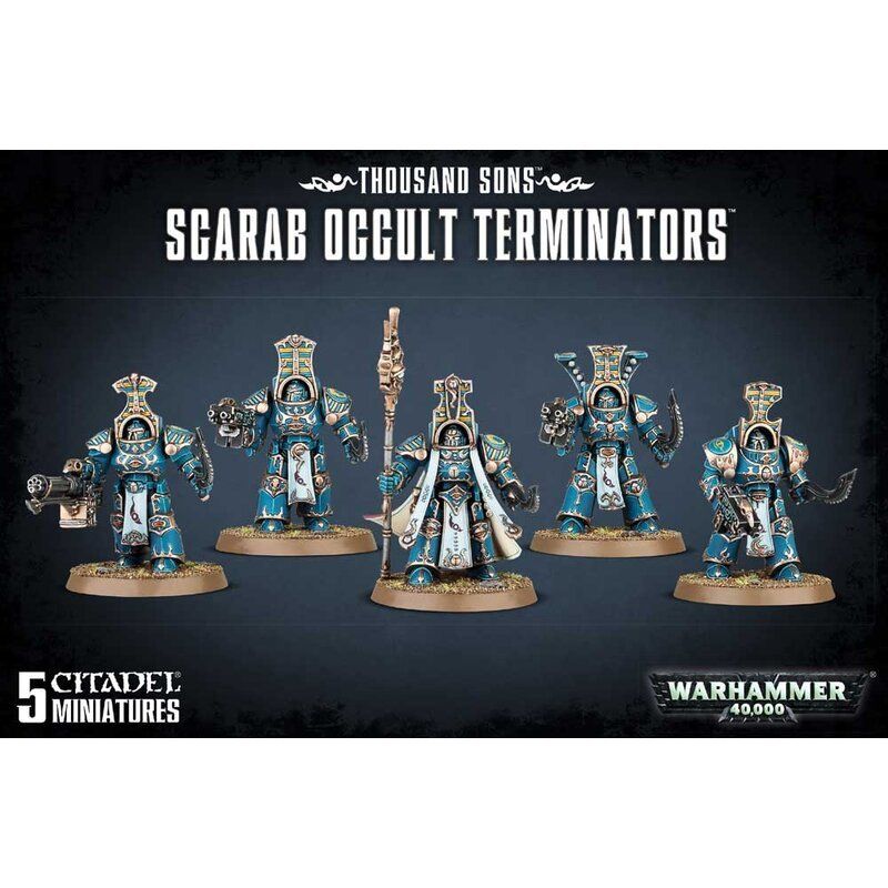 THOUSAND SONS SCARAB OCCULT TERMINATORS (43-36) THOUSAND SONS SCARAB OCCULT TERMINATORS (43-36)