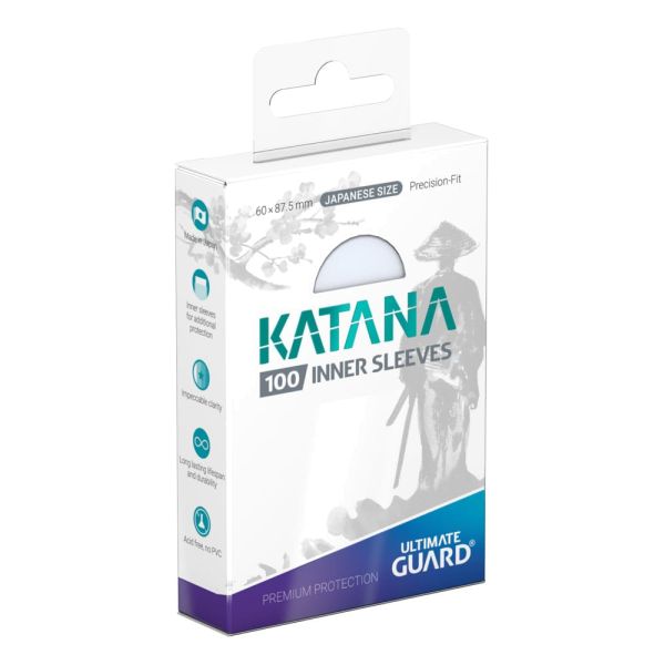 Katana Inner Sleeves Japanese Size Transparent (100)