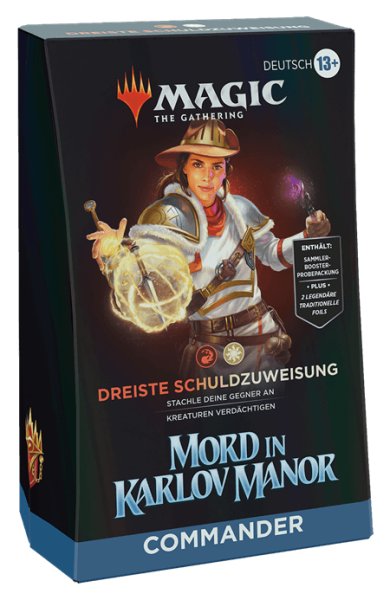 Mord in Karlov Manor - Commander Deck Dreiste Schuldzuweisung (DEU)