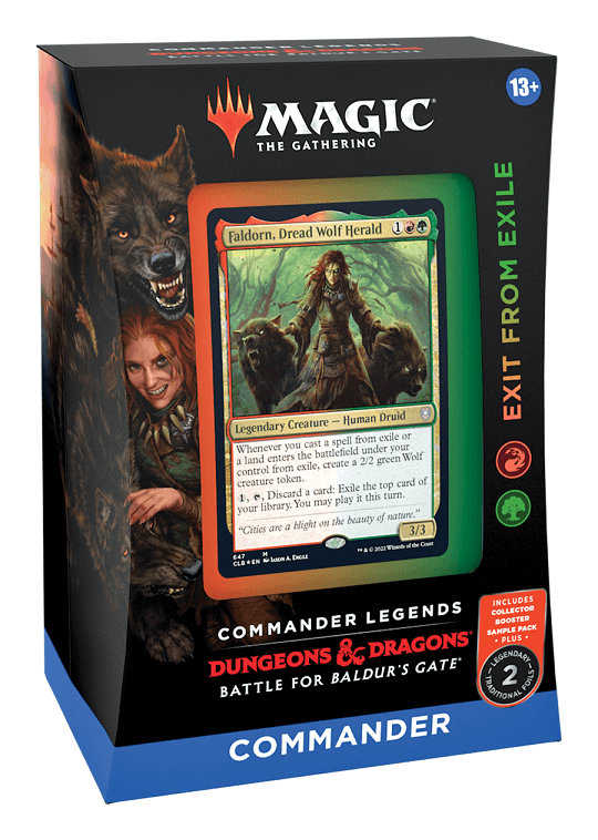 Commander Legends: Battle for Baldur's Gate - Exit for Exile Commander (ENG) Commander Legends: Battle for Baldur's Gate - Exit for Exile Commander (ENG)