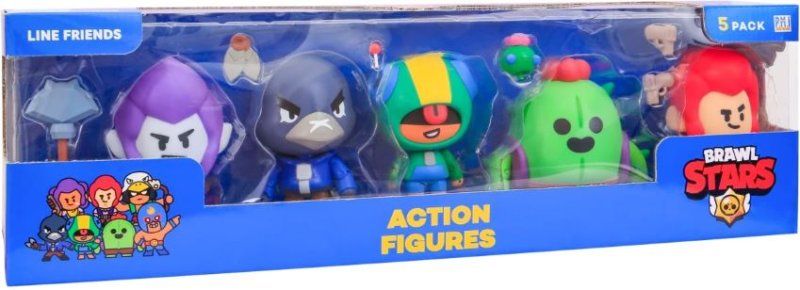 Brawl Stars 5 Actionfiguren Fensterbox (Serie 1)