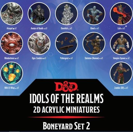 Dungeons and Dragons: Idols of the Realms - Boneyard 2D Set 2