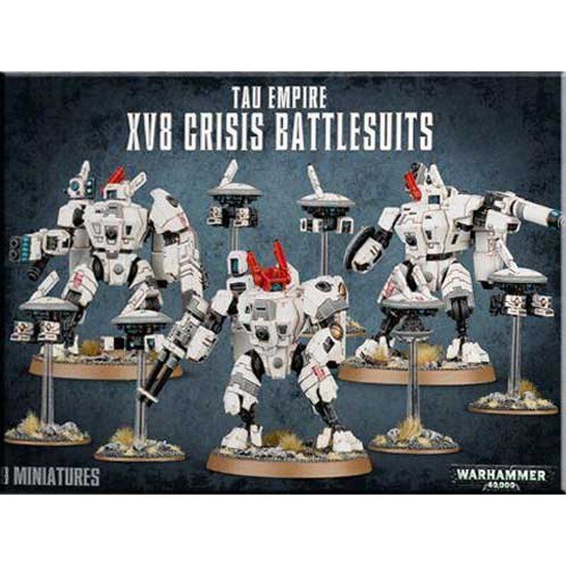 TAU EMPIRE XV8 CRISIS BATTLESUITS (56-07) TAU EMPIRE XV8 CRISIS BATTLESUITS (56-07)