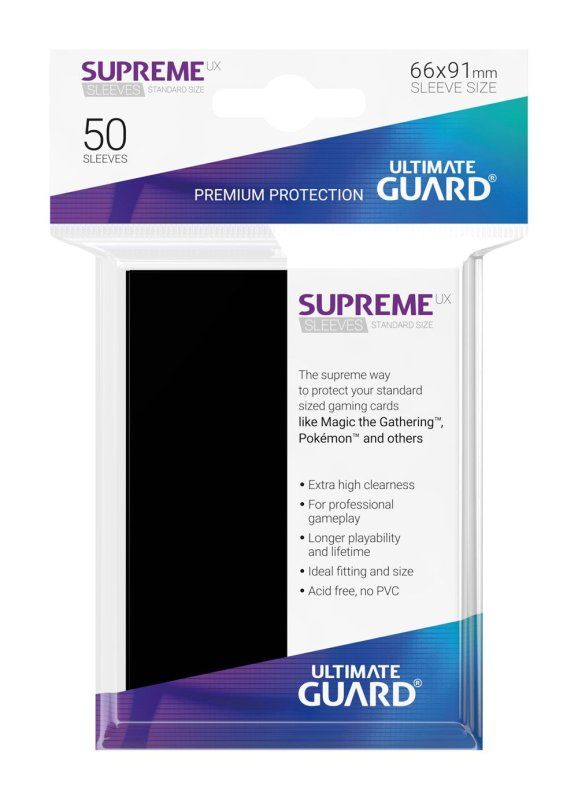 Supreme UX Sleeves Standardgröße Schwarz (50)