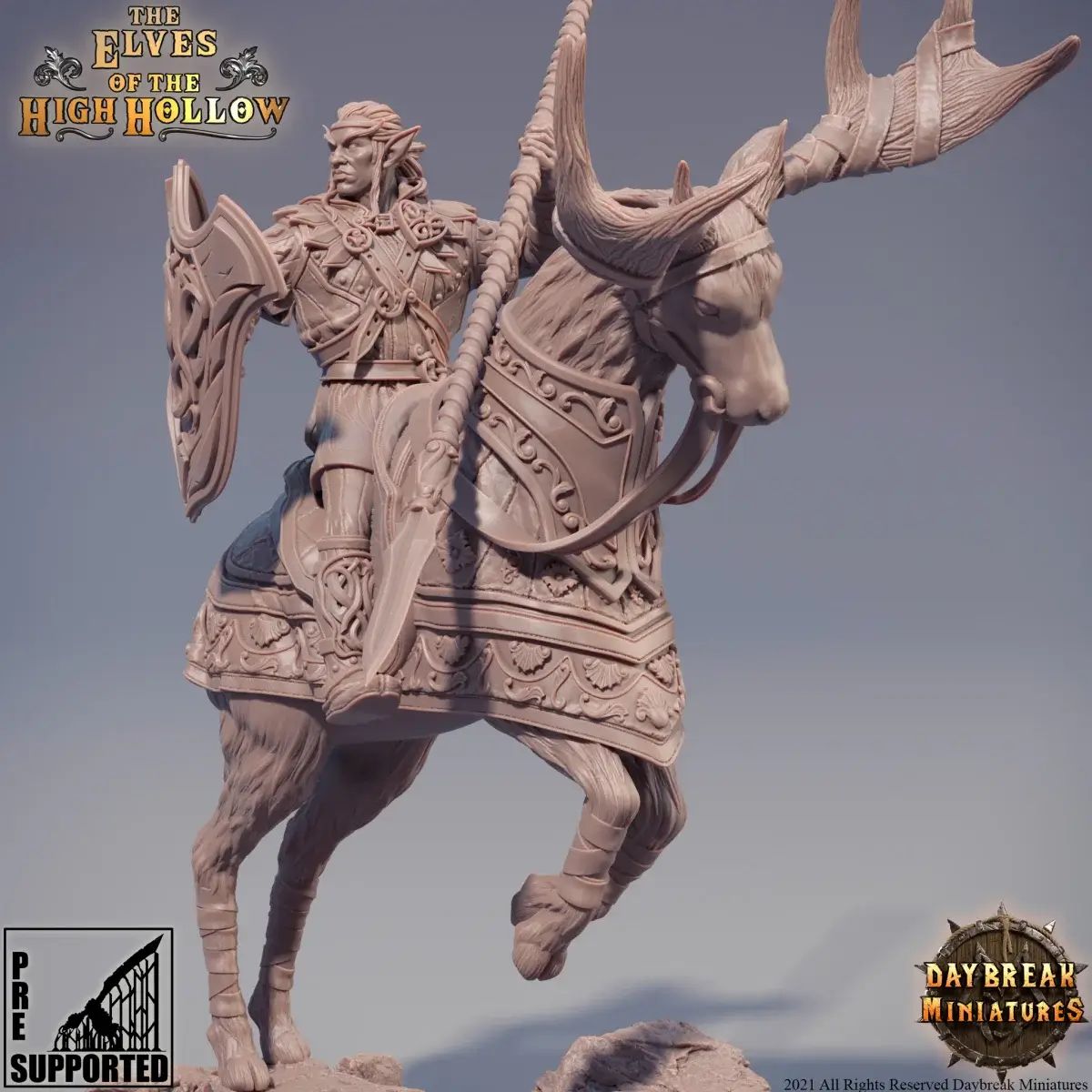 Glaive, son of Faeren | The Elves of the High Hollow | Daybreak Miniatures 32mm