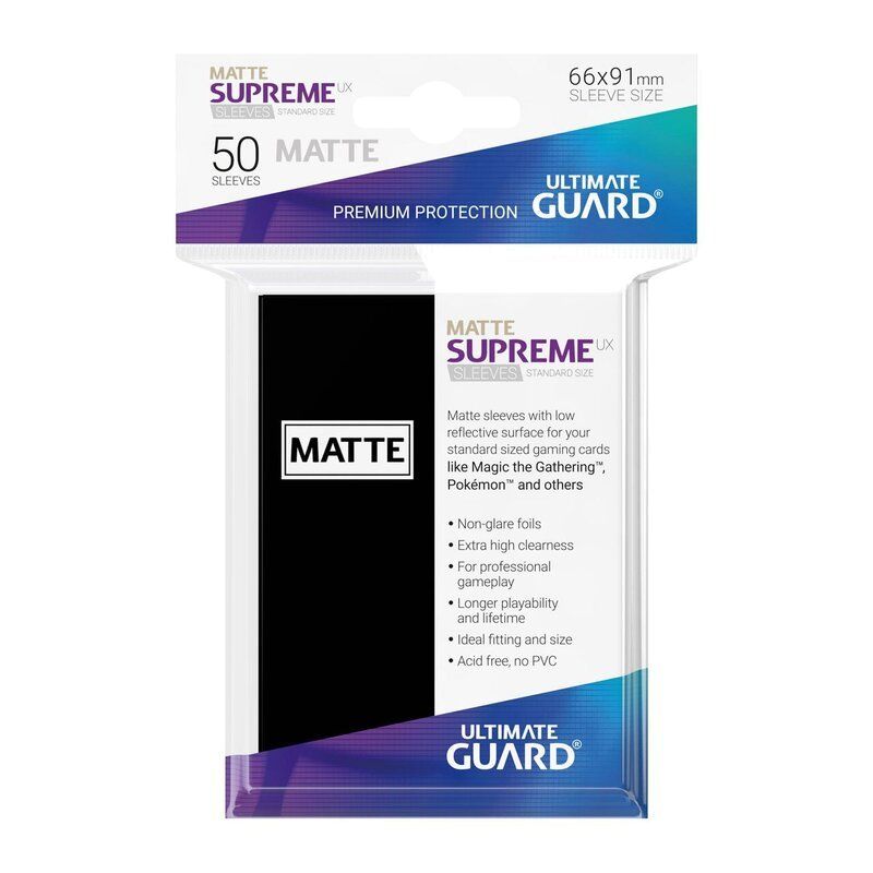Supreme UX Sleeves Standardgröße Matt Schwarz (50)