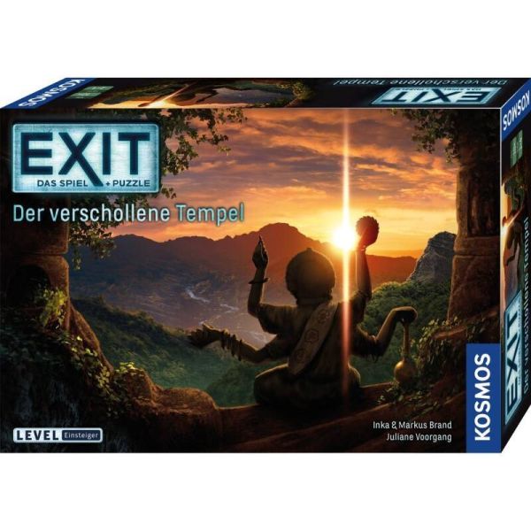 EXIT Spiel + Puzzle - Der verschollene Tempel (4 x 88 Teile)