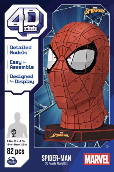 4D Build Marvel - Spiderman Büste