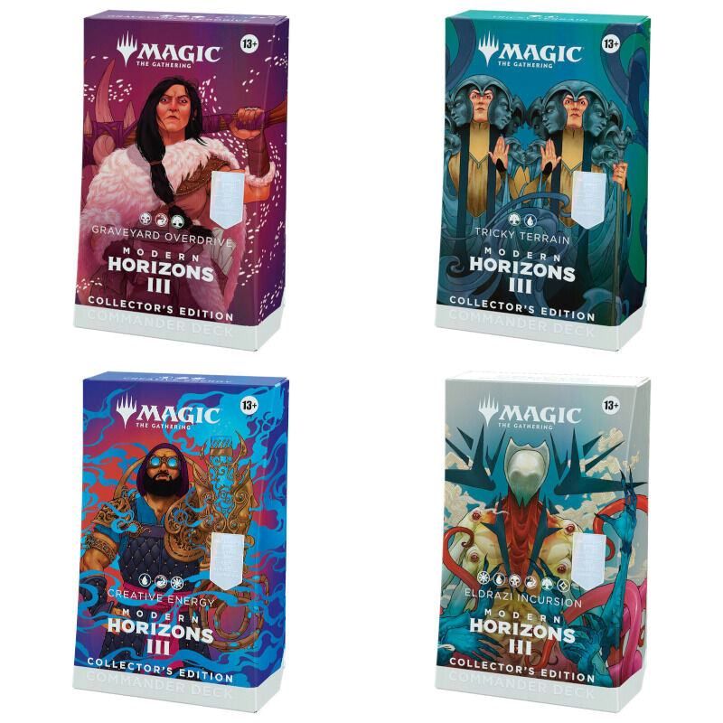 Modern Horizons 3 - Commander Deck Display Collectors Edition (4 Decks) (ENG) Modern Horizons 3 - Commander Deck Display Collectors Edition (4 Decks) (ENG)