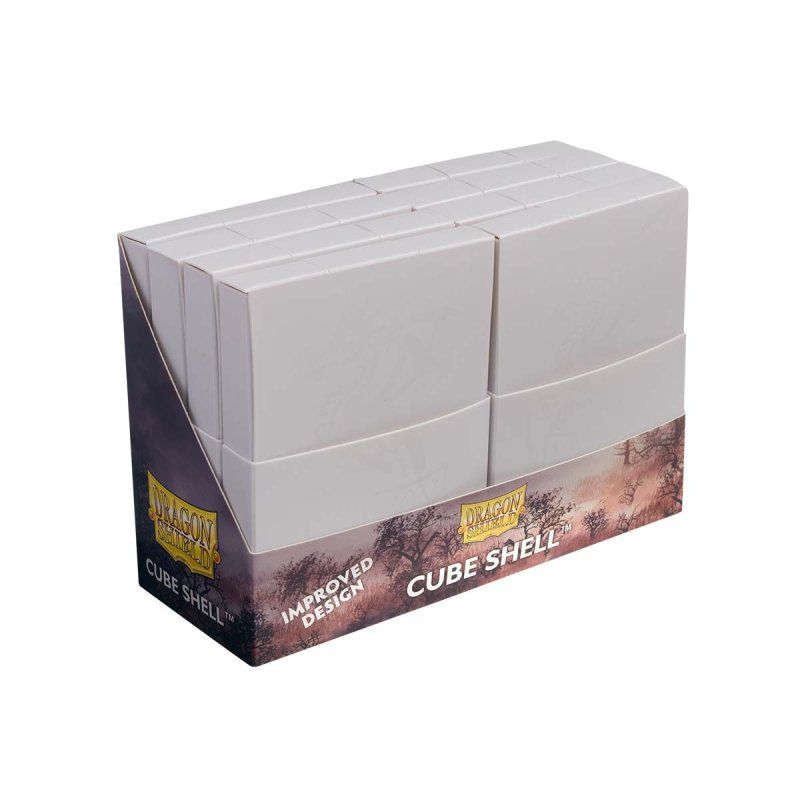 Cube Shell Box – Ashen White