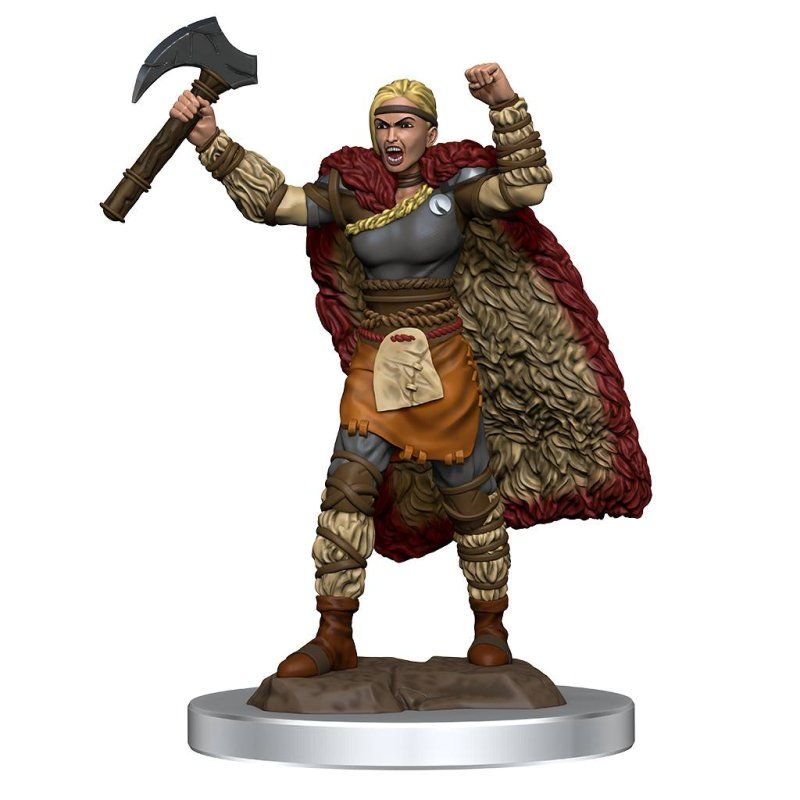 D&D Female Human Barbarian Premium Figure