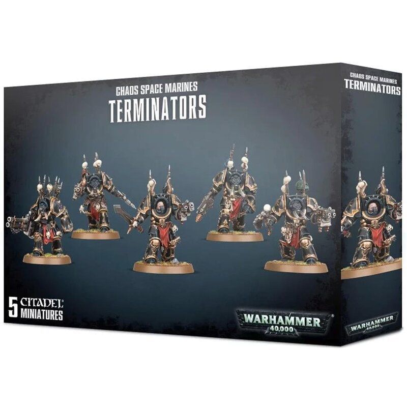 CHAOS SPACE MARINE TERMINATORS (43-19) CHAOS SPACE MARINE TERMINATORS (43-19)