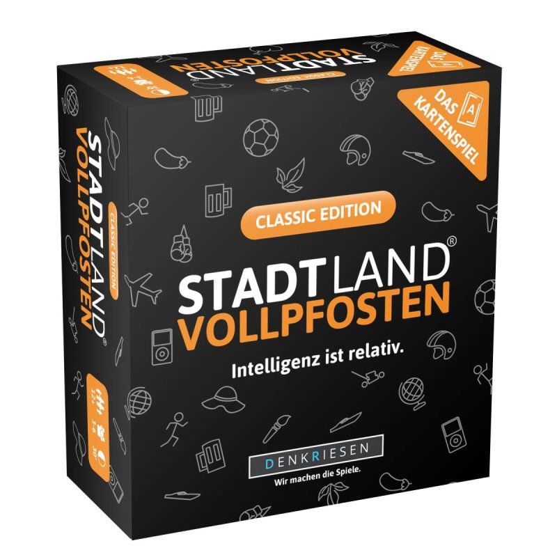 STADT LAND VOLLPFOSTEN: Das Kartenspiel - Classic Edition