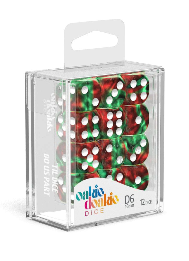 D6 Dice 16 mm Gemidice - Bloody Jungle (12) D6 Dice 16 mm Gemidice - Bloody Jungle (12)